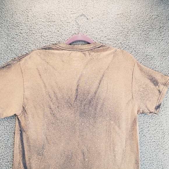 Crazy Dog Lady Up Cycle bleached Navy Short Sleeve T-Shirt Sz M - Picture 7 of 8